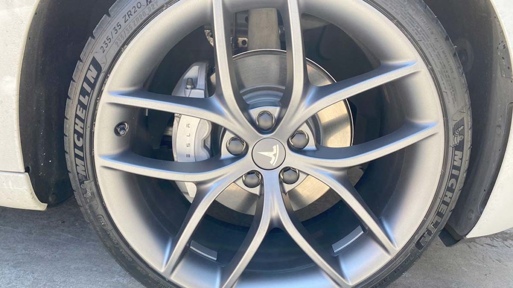 Tesla Model 3 Forged Performance Wheels from the Track Package