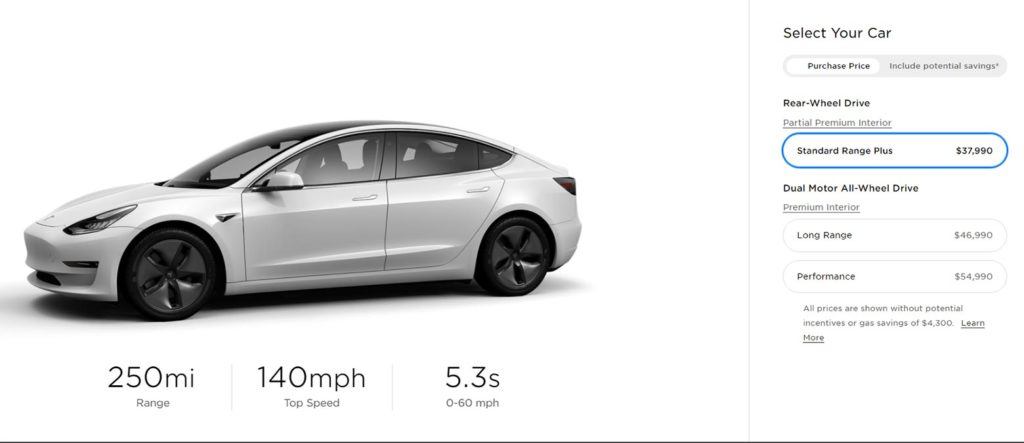 Tesla drops the prices of Model 3, S, and X.