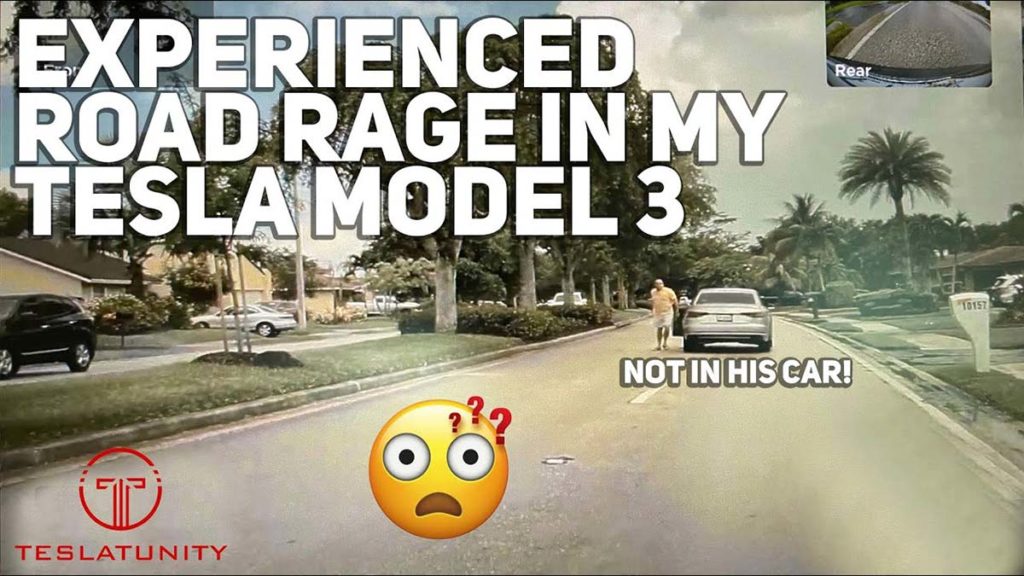 Tesla Model 3 owner faces road rage by Audi driver.