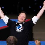 Elon Musk in extreme joy after successful launch of Crew Dragon Demo-2 NASA/Spacex mission.