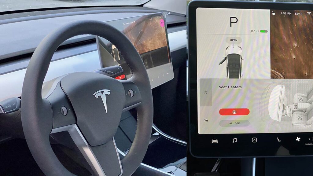 Tesla Model Y gets the heated steering wheel.