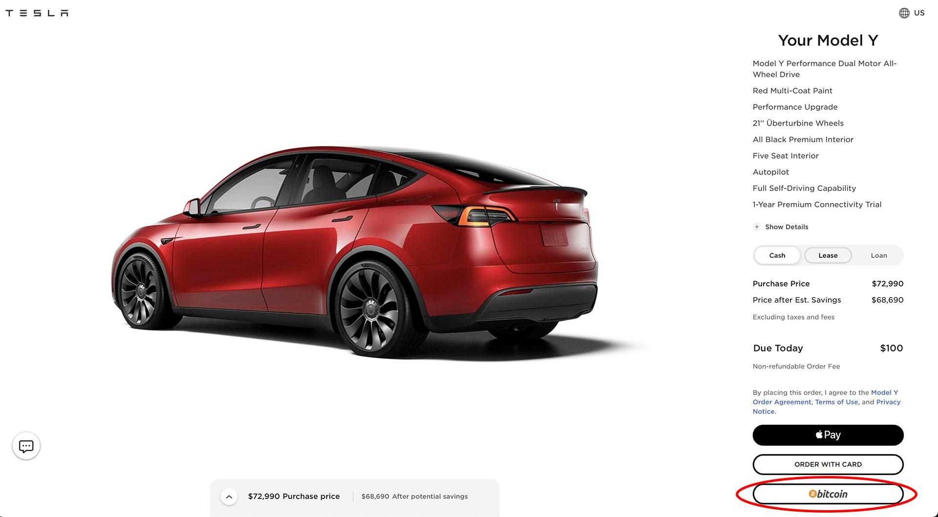 You can now buy a Tesla with Bitcoin, says Musk Tesla Oracle