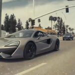 McLaren 570S street racing a Tesla Model 3 Performance (video in article).
