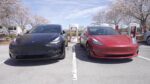 Tesla Model Y and Model 3 side-by-side.