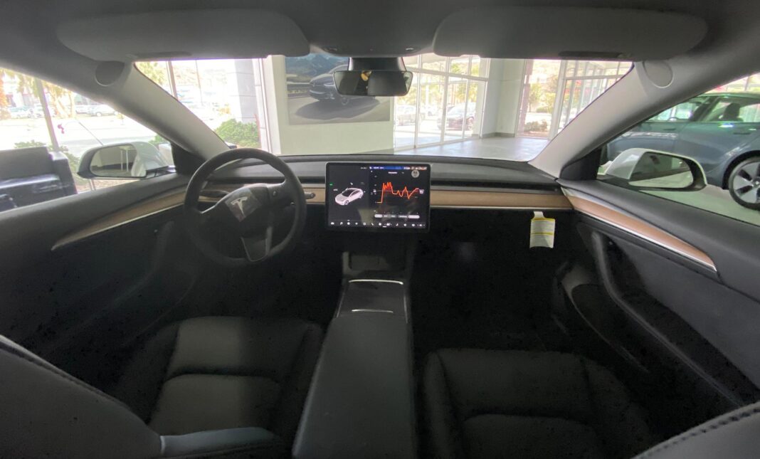 Tesla Model 3 wood door panel trim looks great in person (HD pics ...