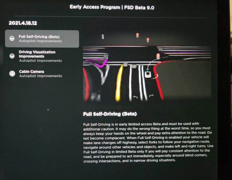 Fsd beta tesla