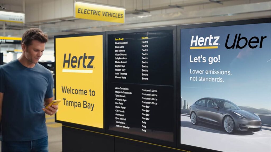 Hertz will allow 50,000 cars to be rented by Uber by 2023.