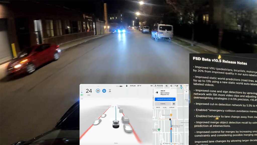 Tesla releases FSD Beta version 10.5 build 2021.36.8.8 (release notes and test drive videos).