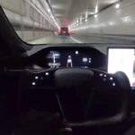 Tesla FSD Beta 10.6.1 being tested in a New York City tunnel.