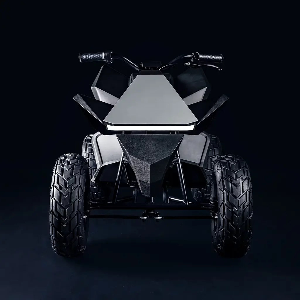 Tesla Cyberquad for Kids ATV bike (front fascia).