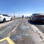 Lucid Air Dream vs. Tesla Model S Plaid drag race.