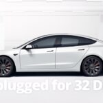 Tesla Model 3 left unplugged for 32 days, know how much battery was drained.
