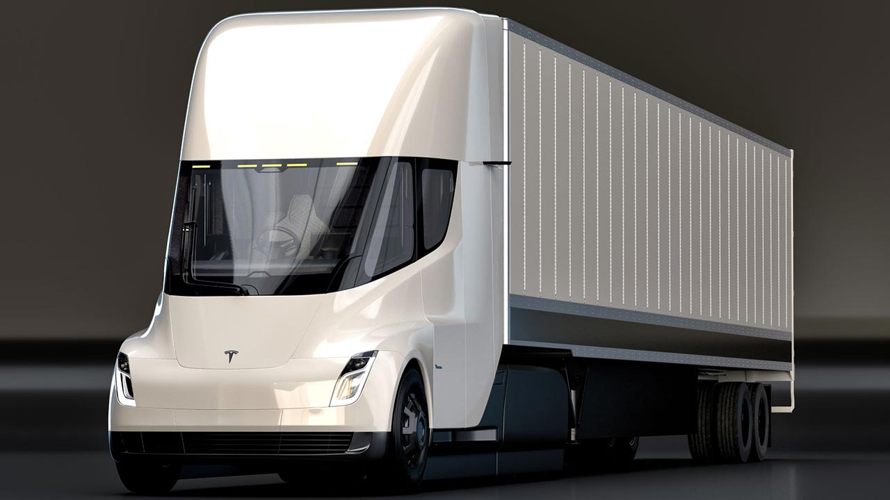 a large us logistics firm places an order for 10 tesla semi trucks