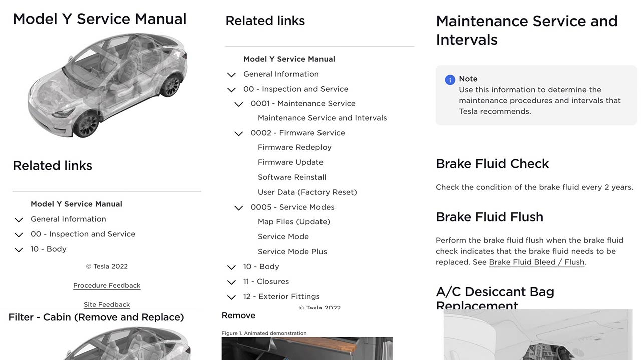 Tesla offers access to its Model S, 3, X, Y service manuals subscription  free for 1 year - Tesla Oracle