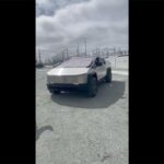 Tesla Cybertruck looks surreal in new video.