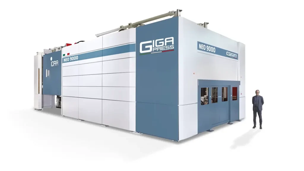 IDRA 9,000-ton Giga Press machine for the Cybertruck body.