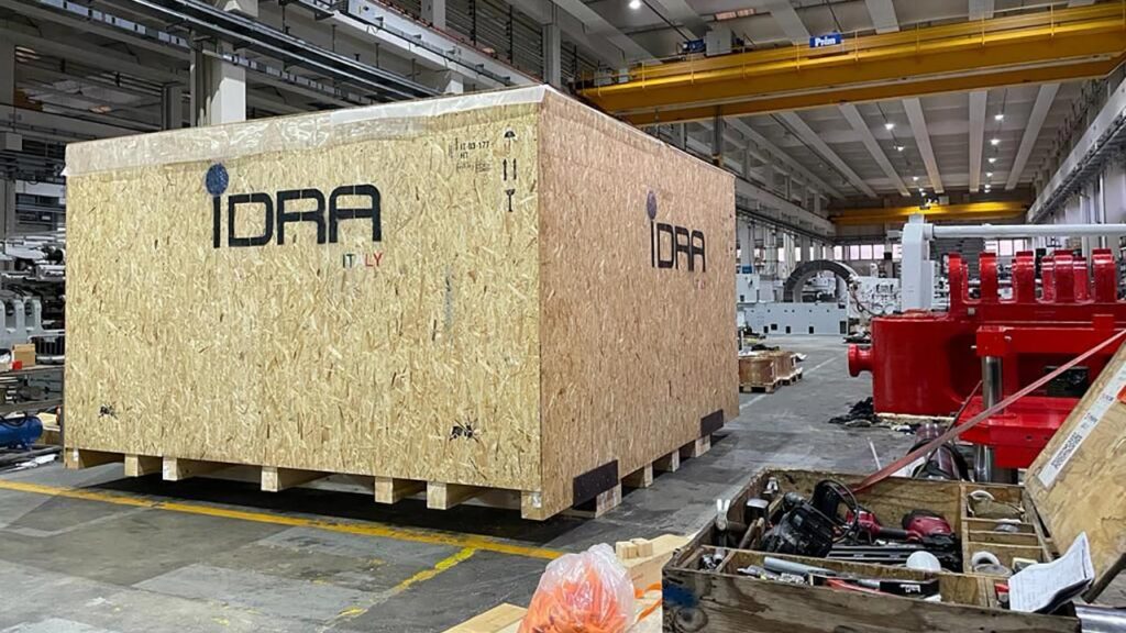 La macchina di colata Cybertruck Giga da 9000 tonnellate di IDRA è imballata e pronta a lasciare l'Italia per Giga Texas.