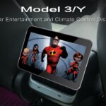 Aftermarket Tesla Model 3 & Model Y rear center touchscreen display by Hansshow (HAutoPart.com).