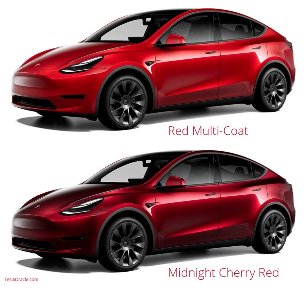 Tesla launches new Model Y colors Quicksilver & Midnight Cherry Red for