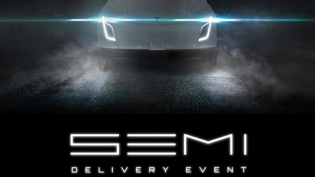 Tesla arranges an event for its electric Semi truck first-production deliveries on 1st December 2022.