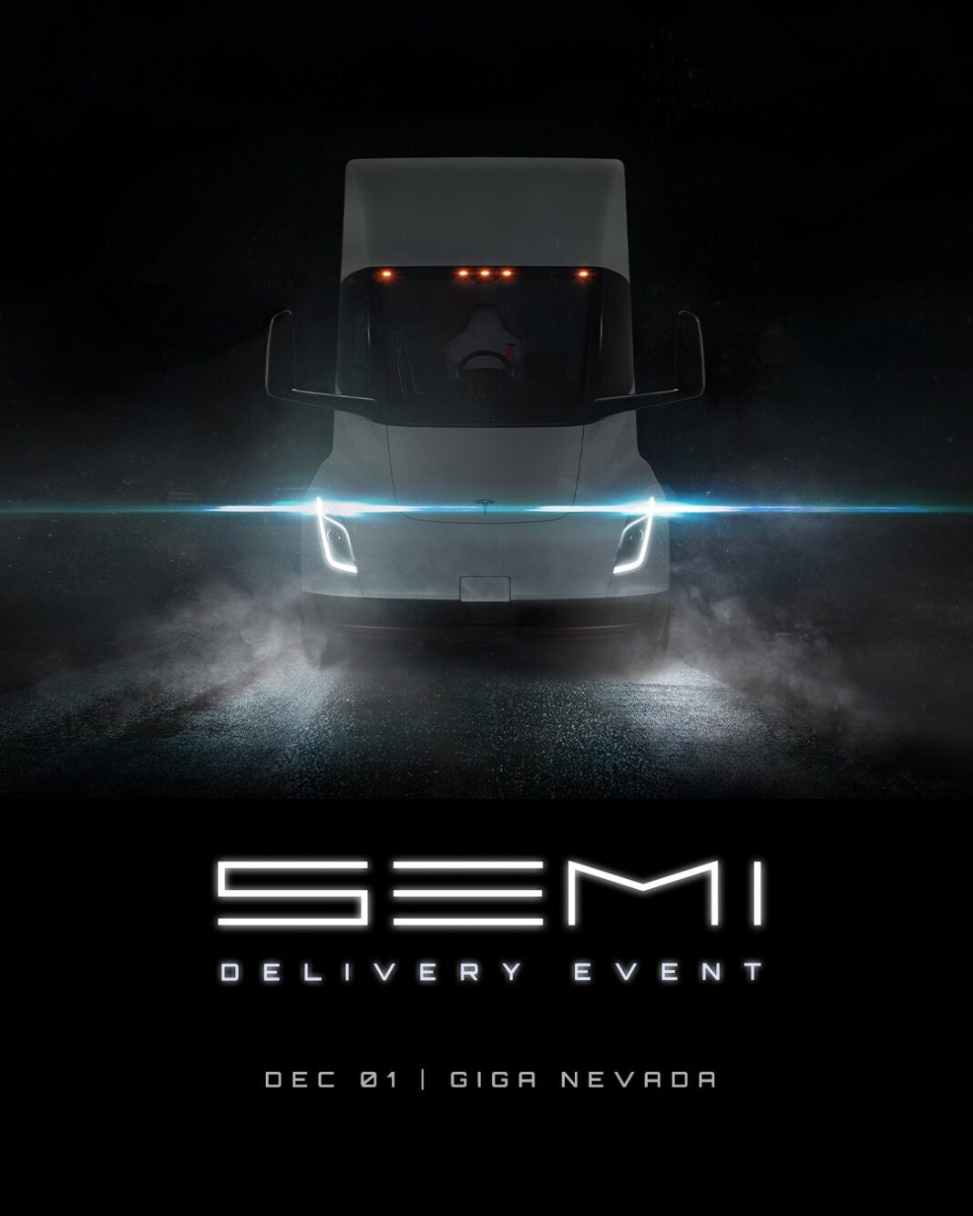 Tesla Event Bus Tesla announces Semi delivery event at Giga Nevada, here's how retail ...