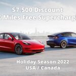 Tesla offers a massive $7,500 discount on Model Y and Model 3 this Holiday Season 2022.