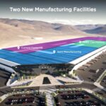 Gigafactory Nevada's final design and footprint after the Tesla Semi and 4680 cell production buildings.