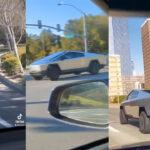 Tesla Cybertruck spotted using 4-wheel steering on city streets and sighted across the US as production gets closer.