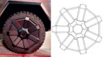 Tesla is granted the design patent for the Cybertruck wheel cover by the United States Patent and Trademark Office (USPTO).