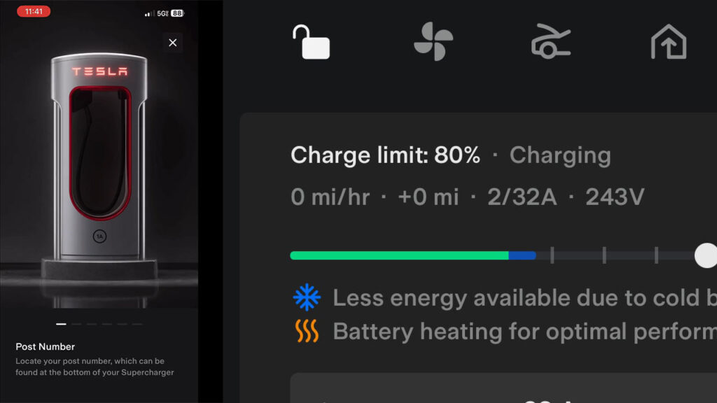 Tesla phone app now has a Charge Your Non-Tesla App section, provides detailed charging stats, more.