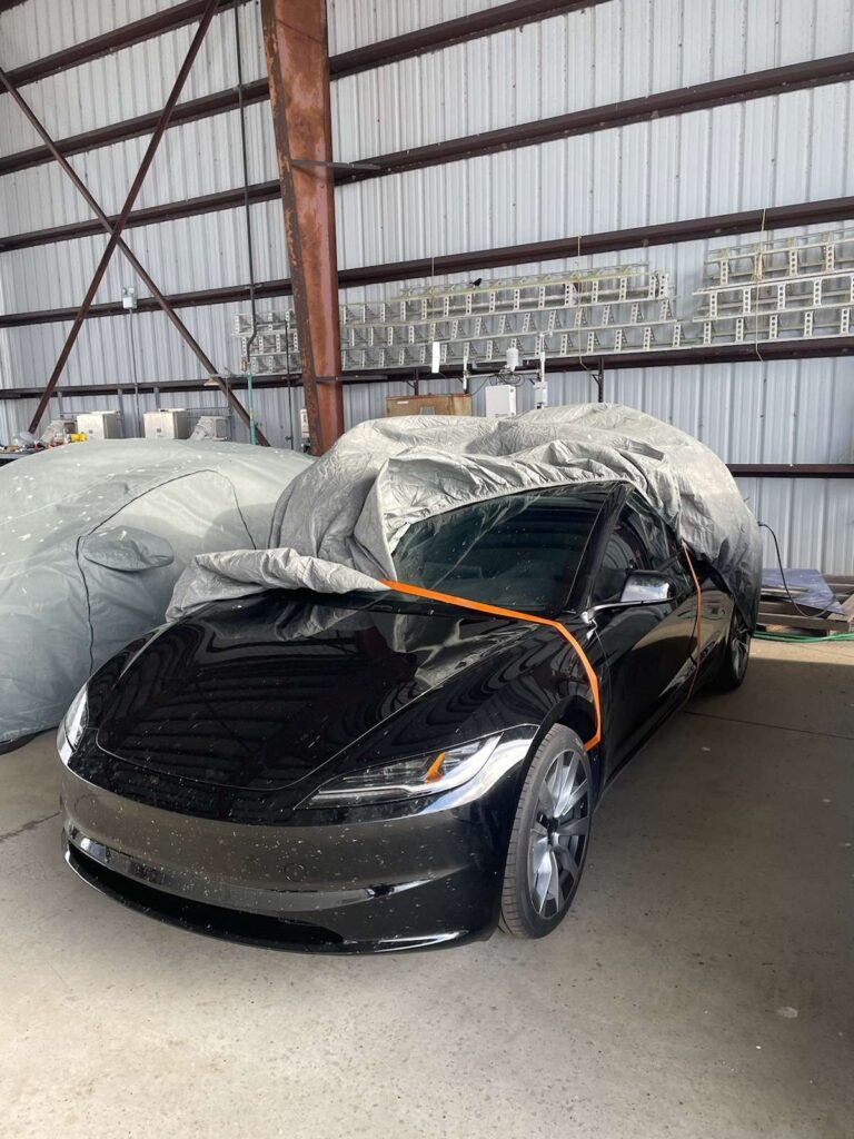 Project Highland Next-gen Tesla Model 3 leaked picture.