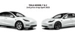 Tesla drops the prices of Model Y electric SUV and Model 3 compact luxury sedan for the 2nd time in April 2023.