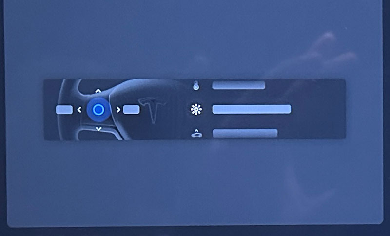 Tesla adds more functions to the left side scroll wheel of Tesla vehicles in software update version 2023.12.1.1.