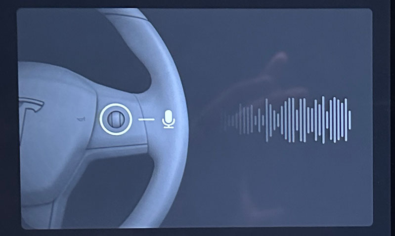 Voice Recognition feature enhanced in Tesla update version 2023.12.1.1.