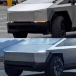 Tesla Cybertruck alpha prototype spotted at the Fremont factory test ...