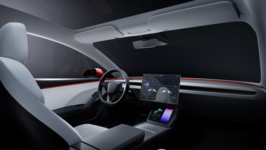 Tesla Model 3 Highland interior.