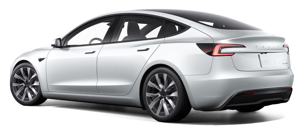 Stock Talk on X: TESLA UNVEILS NEW MODEL 3 HIGHLAND REFRESH with 12%  more range and 50% new parts, 17-speaker surround sound system, a new  backseat screen, and an overhauled steering wheel