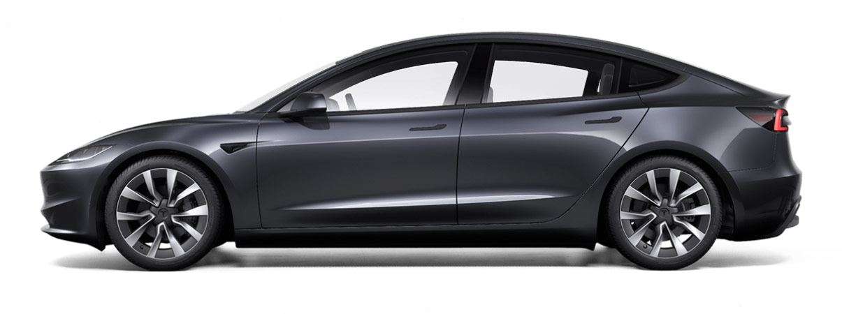 The new more aerodynamic, efficient, and safer Tesla Model 3 earns
