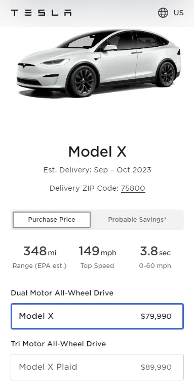 Tesla Model S and X get significant price drops