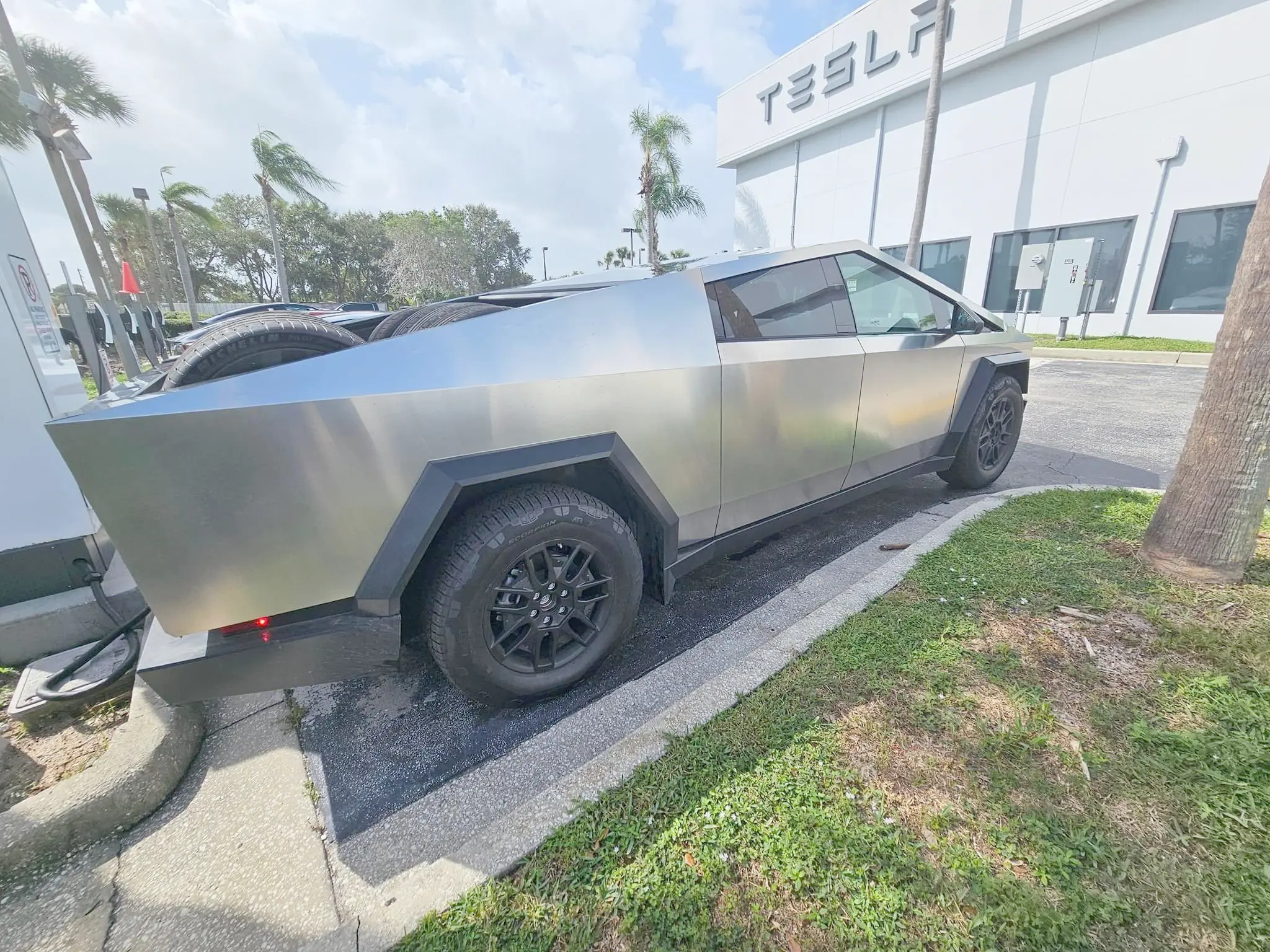 Tesla Cybertruck updates: frunk fully visible, Pirelli Scorpion ATR tires,  Baja Cabo off-roading, Giga Texas production status, more - Tesla Oracle