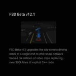 Screenshot of the Tesla FSD Beta V12.1 Release Notes (for Tesla employees only).