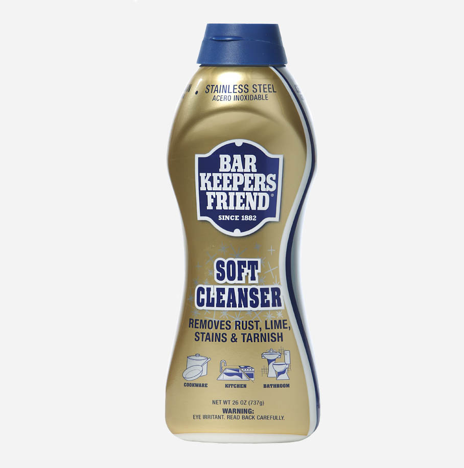 The best available cleaner for removing Cybertruck rust spots yet is the Bar Keepers Friend - Soft Cleanser.