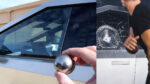Tesla Cybertruck window glass goes through the steel ball hit-test once again.