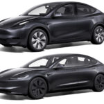 Tesla Model Y and Model 3 Highland new prices comparison.