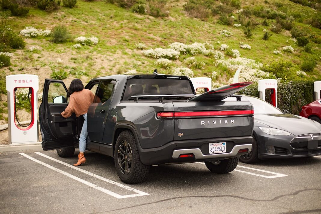 Tesla Supercharger network opens to Rivian R1 electric vehicles - Tesla ...