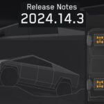 Tesla Cybertruck's big off-roading OTA update version 2024.14.3.