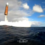 Flight 10 Starship upper stage makes a soft splashdown landing in the Indian Ocean (near Australia).