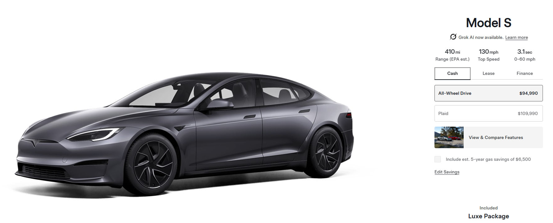 Tesla hikes Model S and X prices but bundles FSD and premium features in  the Luxe Package - Tesla Oracle