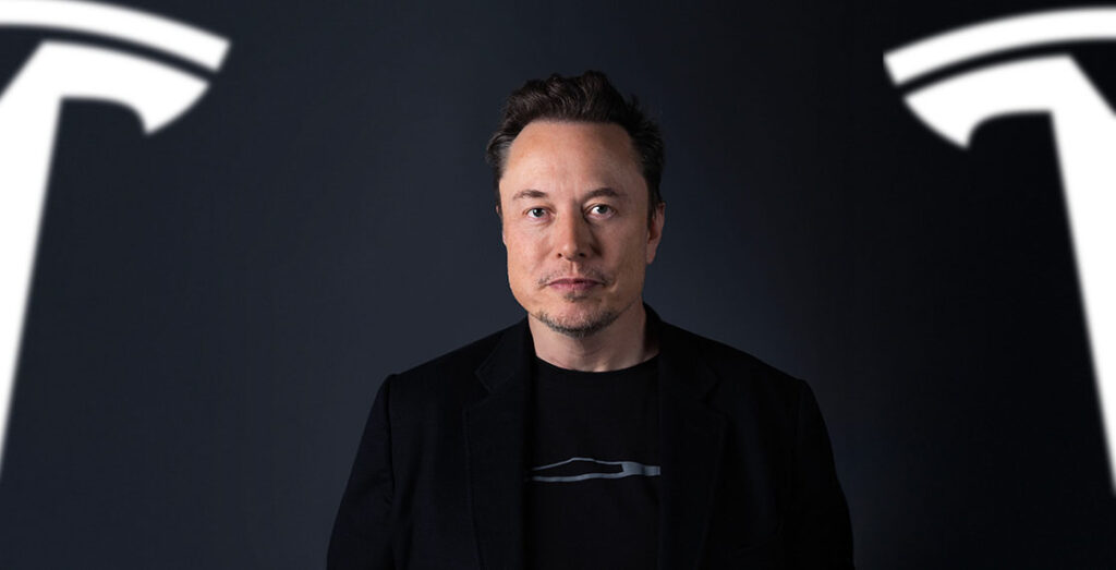 Mugshot of the Tesla CEO Elon Musk.