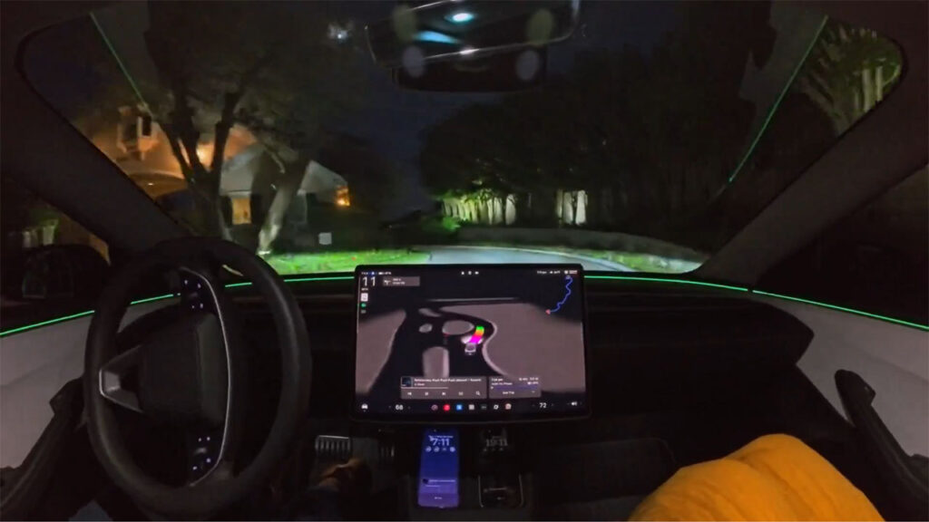 Tesla owner running his vehicle on FSD 13.29 in anticipation of the FSD v14 launch.